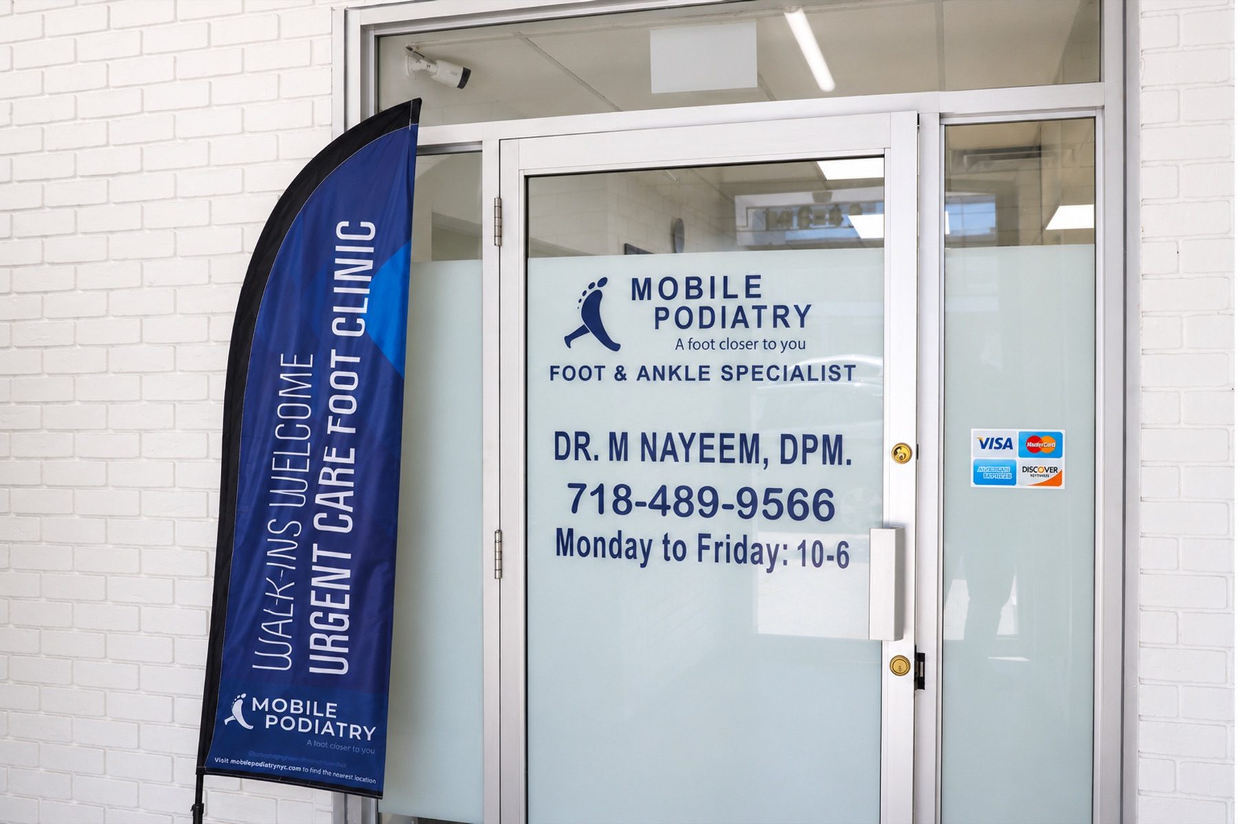 Entrance to the Mobile Podiatry Jamaica office