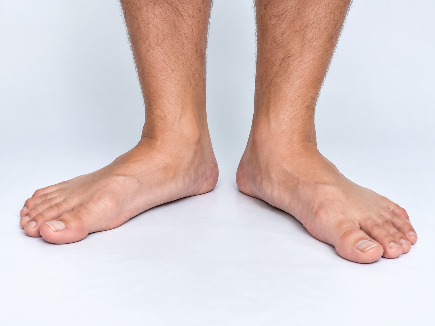 Flat foot with a collapsed arch
